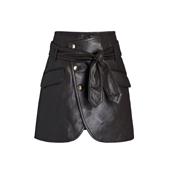 Marissa Webb leather skirt - Picture 1 of 8